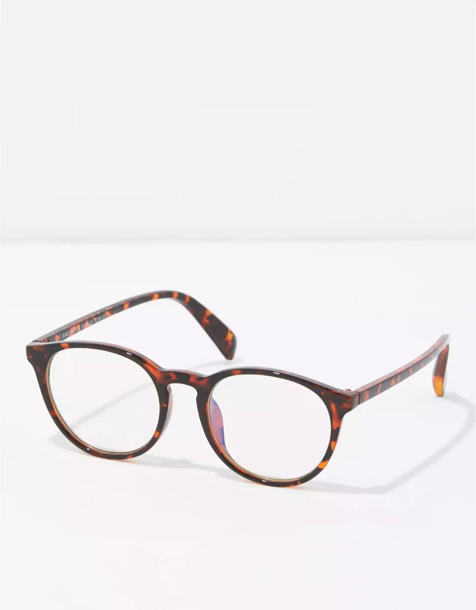 Lunettes de Soleil American Eagle AE Tortoise Bluelight Multicolore Homme | DSX-56381176